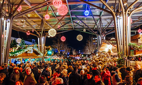 Weihnachtsmarkt in der Wolfsburger Innenstadt